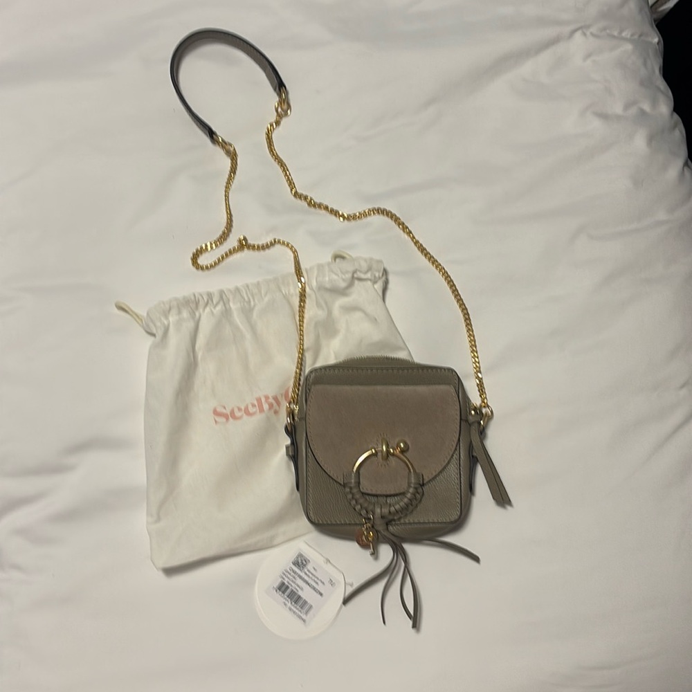 SeeByChloe Leather Joan Shoulder Bag
